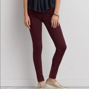 AE Sateen x4 jeggings Size 4 (fits like 6)